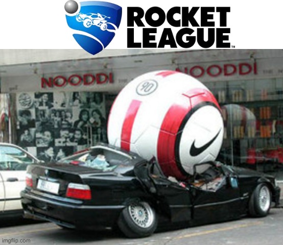 Rocket League MEME Flying Car 