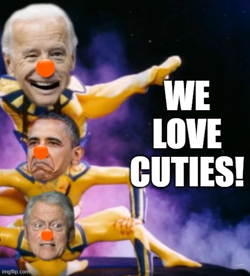 All 3 of them either like em young like Jeffrey Epstein or are employed by Netflix. JEFFREY EPSTEIN DIDN'T HANG HIMSELF. | WE LOVE CUTIES! | image tagged in joe biden,bill clinton,barack obama,cuties,they love it | made w/ Imgflip meme maker