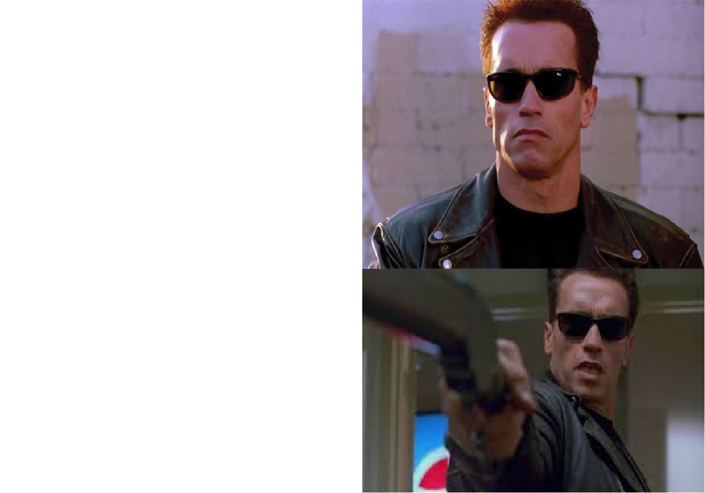 High Quality Terminator Meme Blank Meme Template