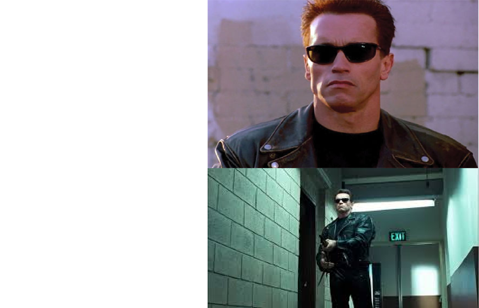 High Quality Terminator Meme 2 Blank Meme Template