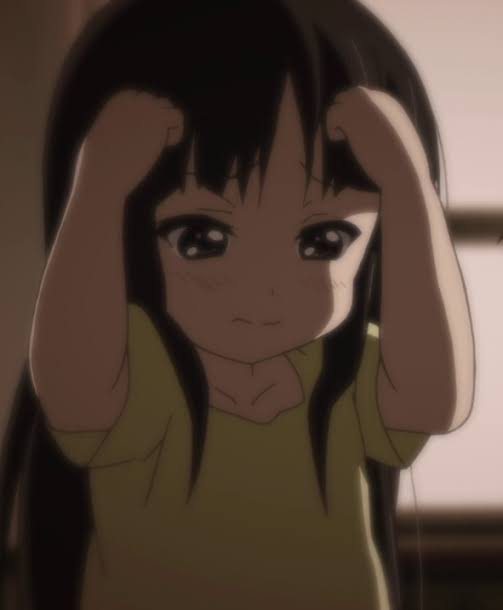 anime #k-on - Stressed Anime Girl Gif, HD Png Download , Transparent Png  Image - PNGitem