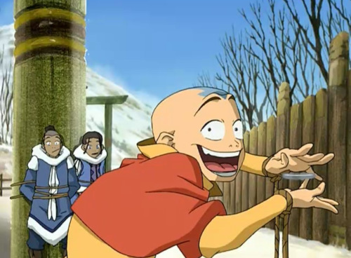 High Quality Aang's trick Blank Meme Template