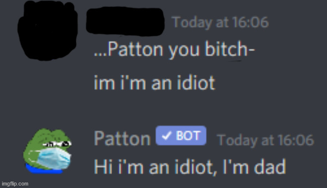 ah yes discord bots | image tagged in discord,fuck you,beatthesystem | made w/ Imgflip meme maker