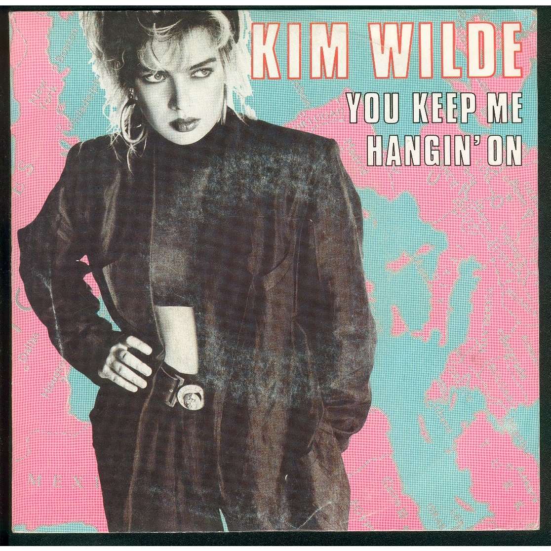 Kim Wilde You Keep Me Hangin' On Blank Meme Template