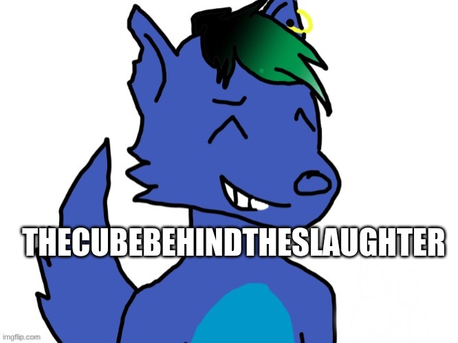 TheCubeBehindTheSlaughter's furry made by emo_dude | THECUBEBEHINDTHESLAUGHTER | image tagged in furry | made w/ Imgflip meme maker