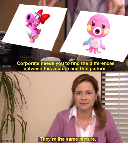 They're literally the same ngl | image tagged in memes,they're the same picture,super mario,animal crossing | made w/ Imgflip meme maker