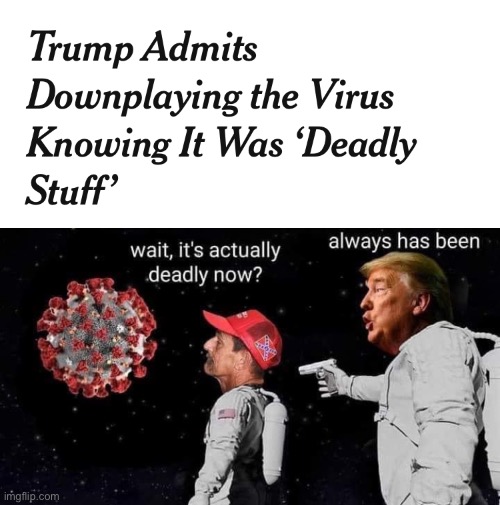 Lol | image tagged in donald trump,trump,covid-19,covid19,covid,coronavirus | made w/ Imgflip meme maker