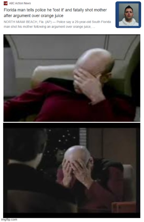 image tagged in captain picard facepalm | made w/ Imgflip meme maker