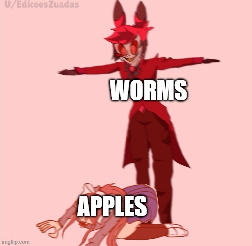 WORMS APPLES | made w/ Imgflip meme maker