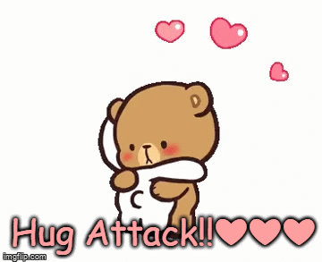 attack hug gif