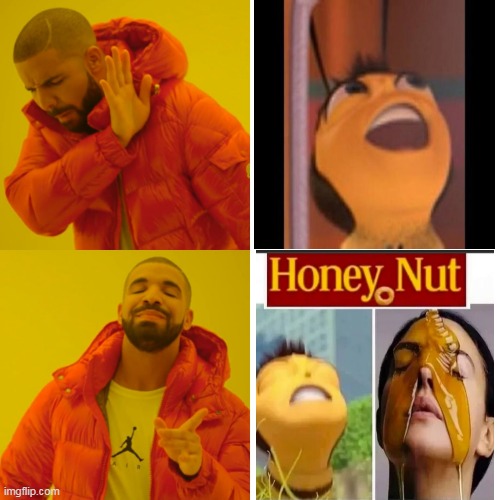 barry got bizzy | image tagged in memes,drake hotline bling | made w/ Imgflip meme maker