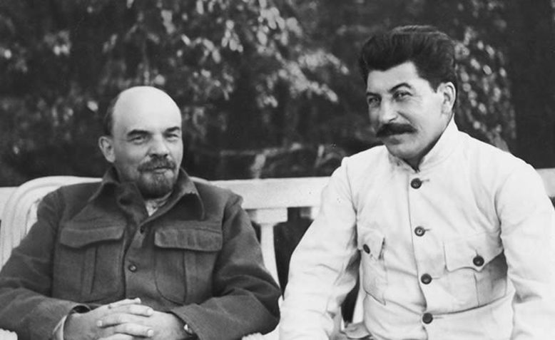 Lenin and Stalin Blank Meme Template