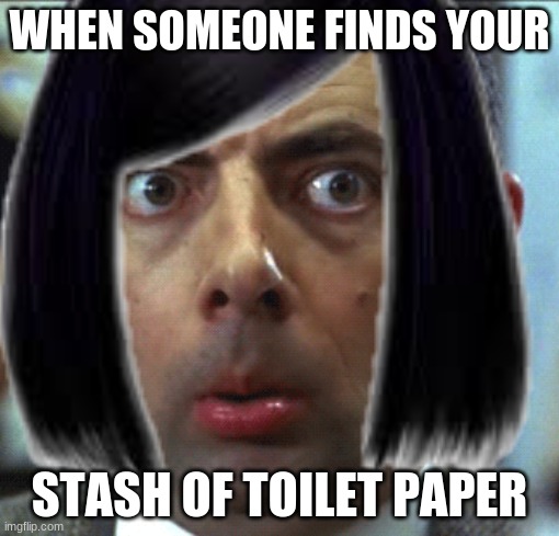 hehehehehehehehehehehe | WHEN SOMEONE FINDS YOUR; STASH OF TOILET PAPER | image tagged in coronavirus meme,toilet paper,hoarding | made w/ Imgflip meme maker
