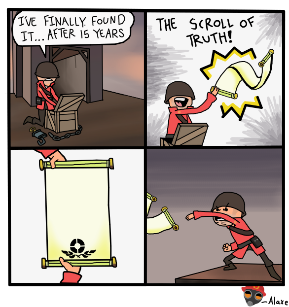 Scroll of truth Blank Template Imgflip