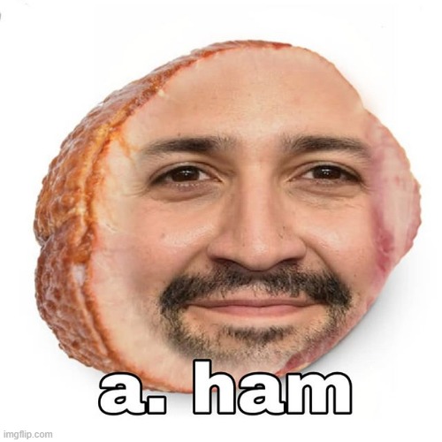 :D | image tagged in hamilton,memes,funny,repost,ham,food | made w/ Imgflip meme maker