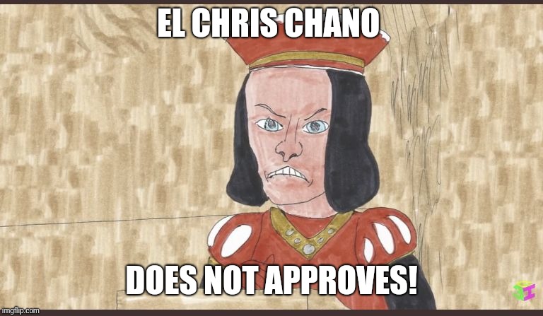 High Quality Bandito Chris Chano Blank Meme Template