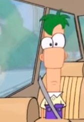 High Quality Front Facing Ferb Blank Meme Template