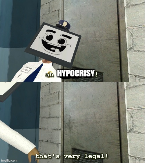 I have a new stream https://imgflip.com/m/Anti_Hypocrite | HYPOCRISY | image tagged in that's very illegal | made w/ Imgflip meme maker