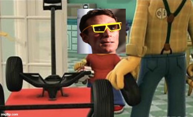 Sid The Science Kid The Broken Wheel | image tagged in bill nye the science guy,memes | made w/ Imgflip meme maker