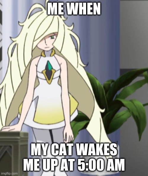 Ah, Cats | ME WHEN; MY CAT WAKES ME UP AT 5:00 AM | image tagged in i don't want to get out of bed | made w/ Imgflip meme maker