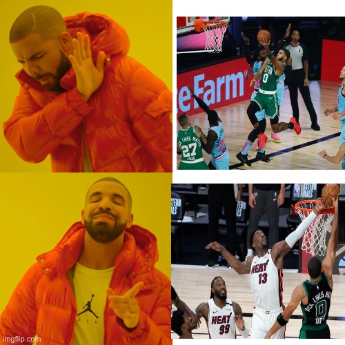 Bam is tatum dad | image tagged in memes,drake hotline bling | made w/ Imgflip meme maker