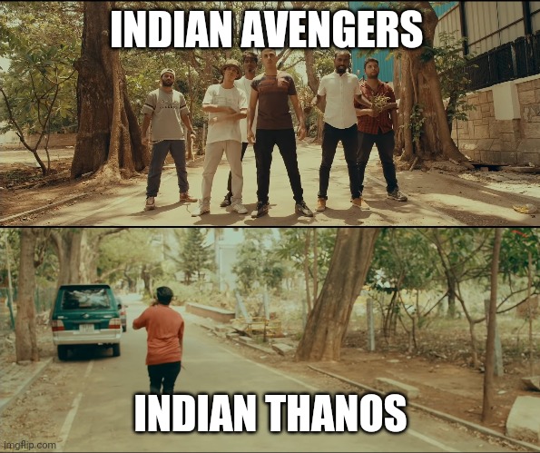 Bollywood Avengers Endgame | INDIAN AVENGERS; INDIAN THANOS | image tagged in marvel,bollywood | made w/ Imgflip meme maker