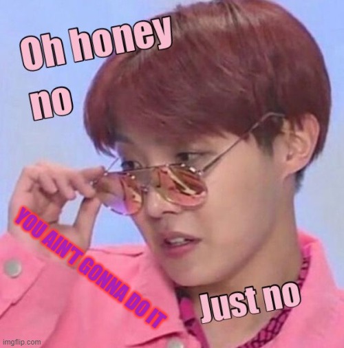 JuDgE j-HoPe | YOU AIN'T GONNA DO IT | image tagged in fun | made w/ Imgflip meme maker