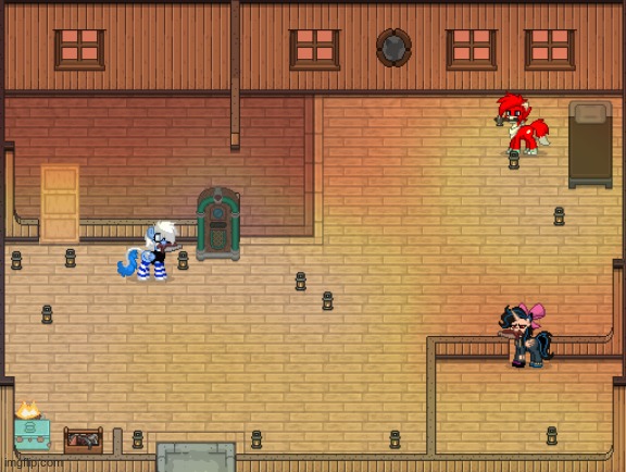 Clear, Jericho Fox, and Aria Build a House in Ashes town. (Me and My Frineds OC's) | made w/ Imgflip meme maker