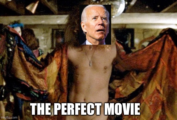 Buffalo Biden | THE PERFECT MOVIE | image tagged in buffalo bill silence of the lambs,joe biden,creepy joe biden | made w/ Imgflip meme maker