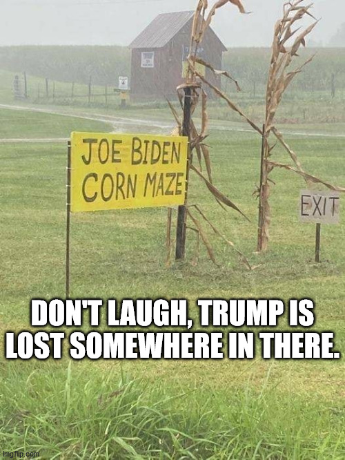 Trump is lost. | DON'T LAUGH, TRUMP IS LOST SOMEWHERE IN THERE. | image tagged in donald trump | made w/ Imgflip meme maker