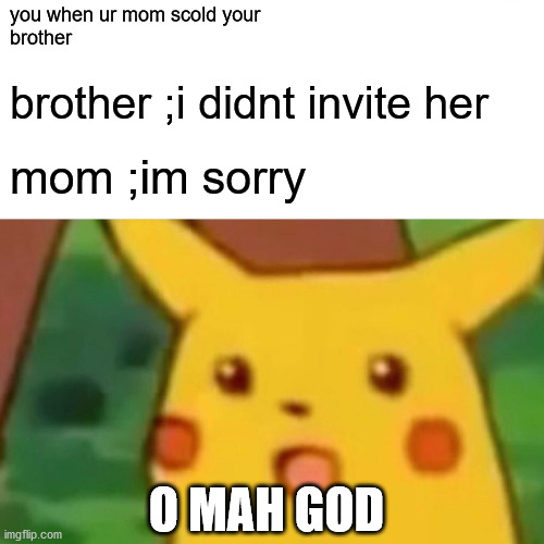 Surprised Pikachu Meme Imgflip