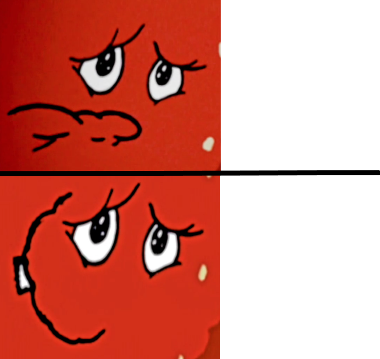 High Quality meatwad sad to happy Blank Meme Template