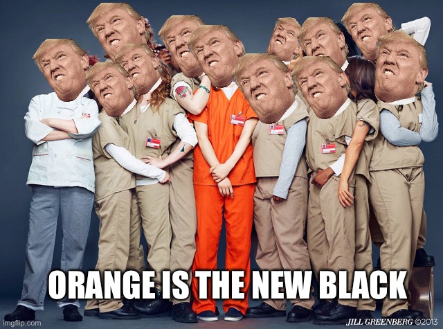 This is what happens when you’re extremely bored | ORANGE IS THE NEW BLACK | image tagged in orange is the new black,memes,orange trump | made w/ Imgflip meme maker