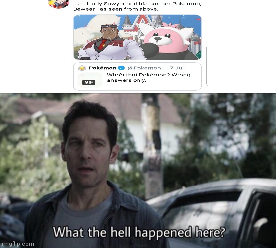 The fudge | image tagged in what the hell happened here,pokemon | made w/ Imgflip meme maker