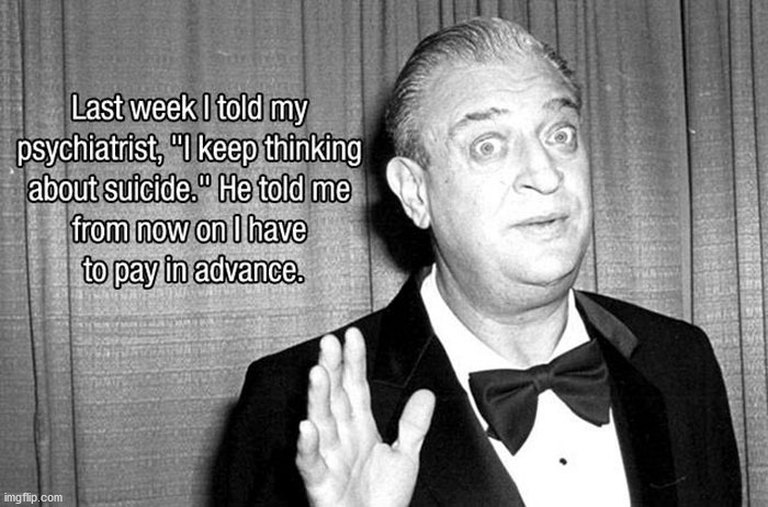 Wants to get paid. | image tagged in rodney dangerfield,repost | made w/ Imgflip meme maker