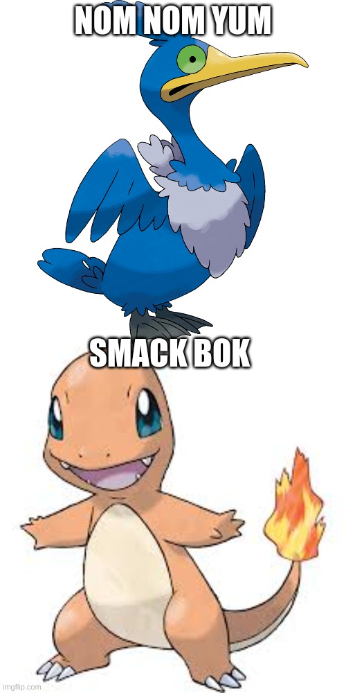 Here they are! | NOM NOM YUM; SMACK BOK | image tagged in lol,lol so funny | made w/ Imgflip meme maker