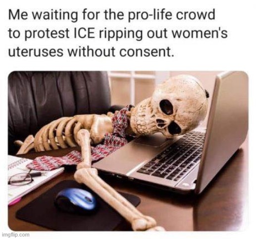 dark 1 skelly | image tagged in pro-life,repost,reposts,ice,conservative logic,conservative hypocrisy | made w/ Imgflip meme maker