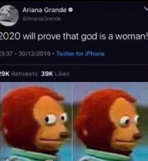 Oh no | image tagged in monkey looking away,funny,memes,2020,woman | made w/ Imgflip meme maker