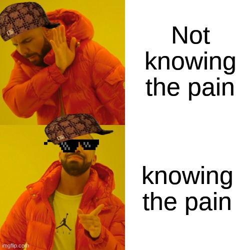 Legos be like | Not knowing the pain; knowing the pain | image tagged in memes,drake hotline bling | made w/ Imgflip meme maker