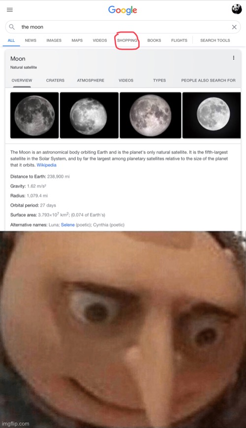 Gru holds the moon Meme Generator - Imgflip