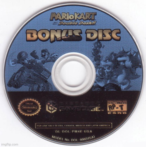 Mario Kart Bonus Disc | image tagged in mario kart bonus disc | made w/ Imgflip meme maker