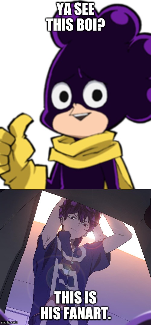 Mineta fanart | YA SEE THIS BOI? THIS IS HIS FANART. | image tagged in freaky,anime | made w/ Imgflip meme maker