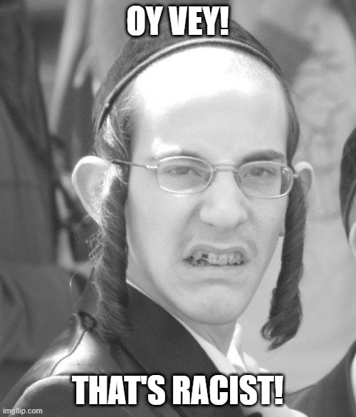 Some people are pretty easily triggered | OY VEY! THAT'S RACIST! | image tagged in disgusted angry jew,memes,that's racist,jewish guy,meme,politics | made w/ Imgflip meme maker