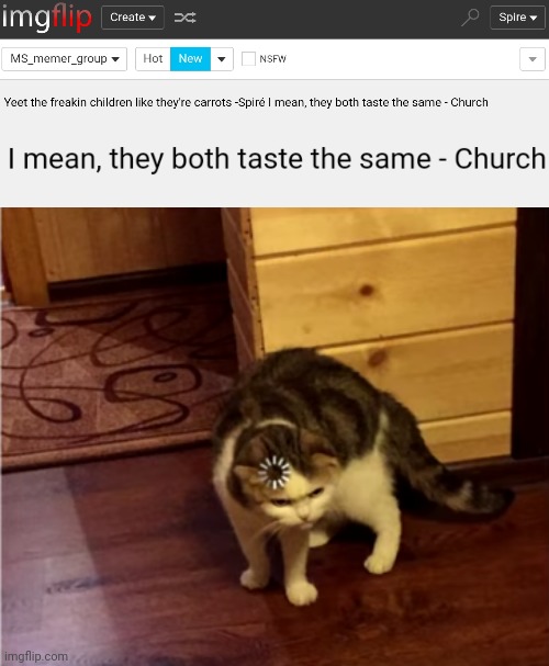 That's messed up but lol | image tagged in loading cat hd | made w/ Imgflip meme maker