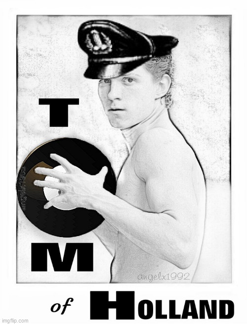 image tagged in tom holland,finland,lgbtq,leather,eight ball,bondage bdsm | made w/ Imgflip meme maker