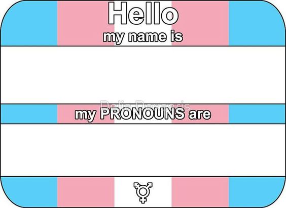 Name and Pronouns Blank Meme Template