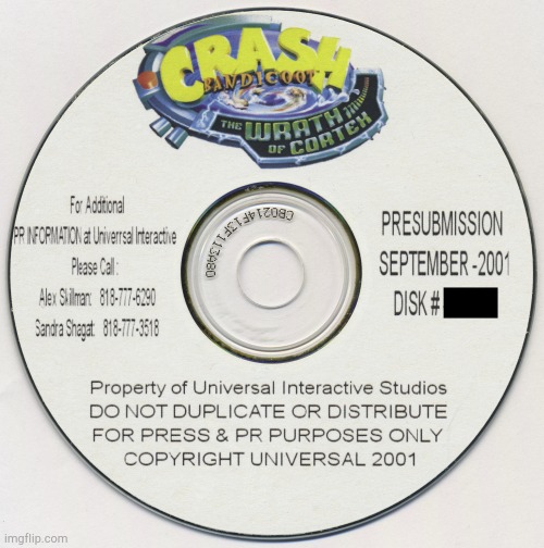Wrath of Cortex disc | image tagged in wrath of cortex disc | made w/ Imgflip meme maker