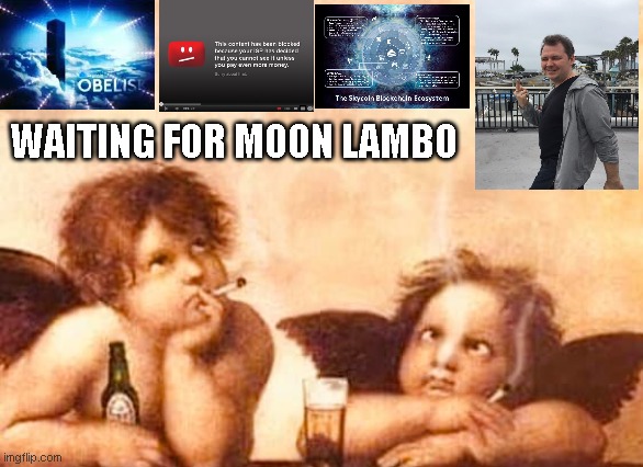 sky moon lambo | WAITING FOR MOON LAMBO | image tagged in fun fact | made w/ Imgflip meme maker