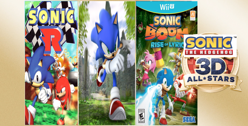 High Quality Sonic The Hedgehog 3D All Stars Blank Meme Template
