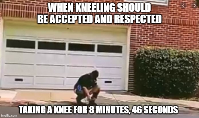 Pooplosi | WHEN KNEELING SHOULD BE ACCEPTED AND RESPECTED; TAKING A KNEE FOR 8 MINUTES, 46 SECONDS | image tagged in nancy pelosi,joe biden,feces,shit | made w/ Imgflip meme maker